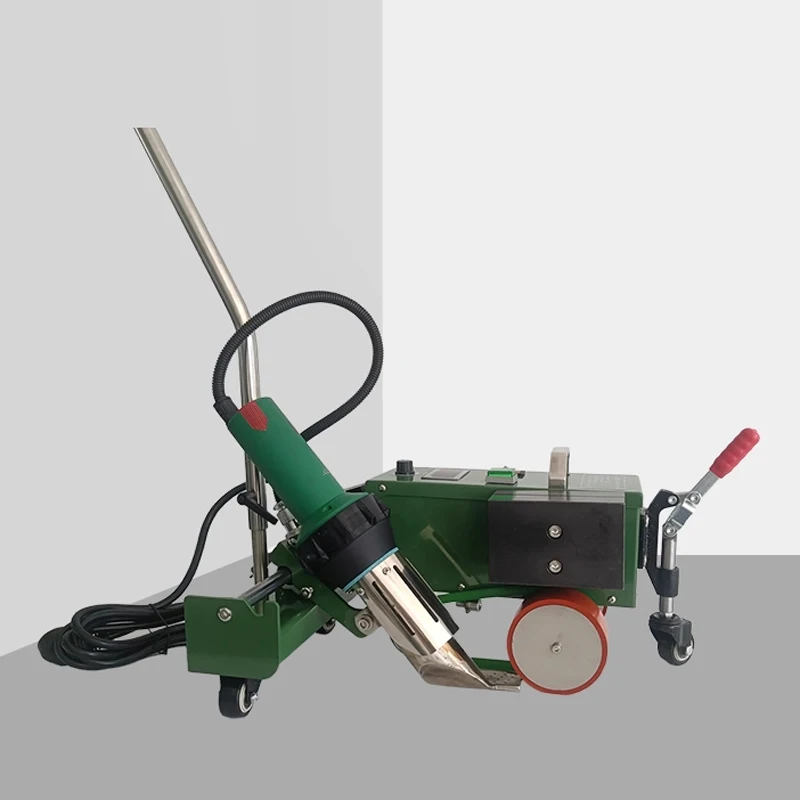 Automatic climbing welding machine PVC waterproofing membrane roof garage roof TPO fusion tile/color steel tile hot air welding