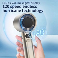 2025 New Portable Hand Fan 120 Wind Speeds, Mini  Handheld Fan, USB Rechargeable Personal Highspeed Fans, Electric Eyelash Fan