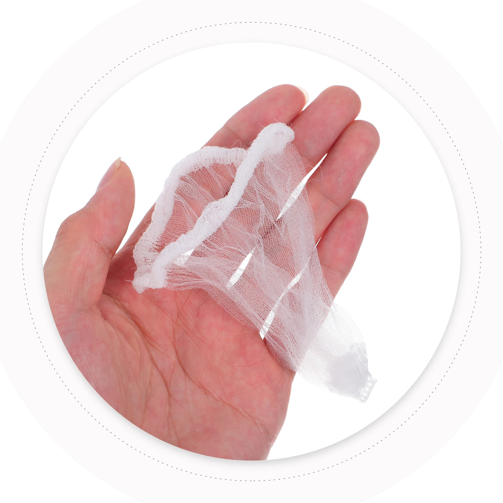 

100Pcs Kitchen Sink Mesh Strainer Bags Eco-Friendly Drain Filter Anti-Clogging Tool Waste Net Bag