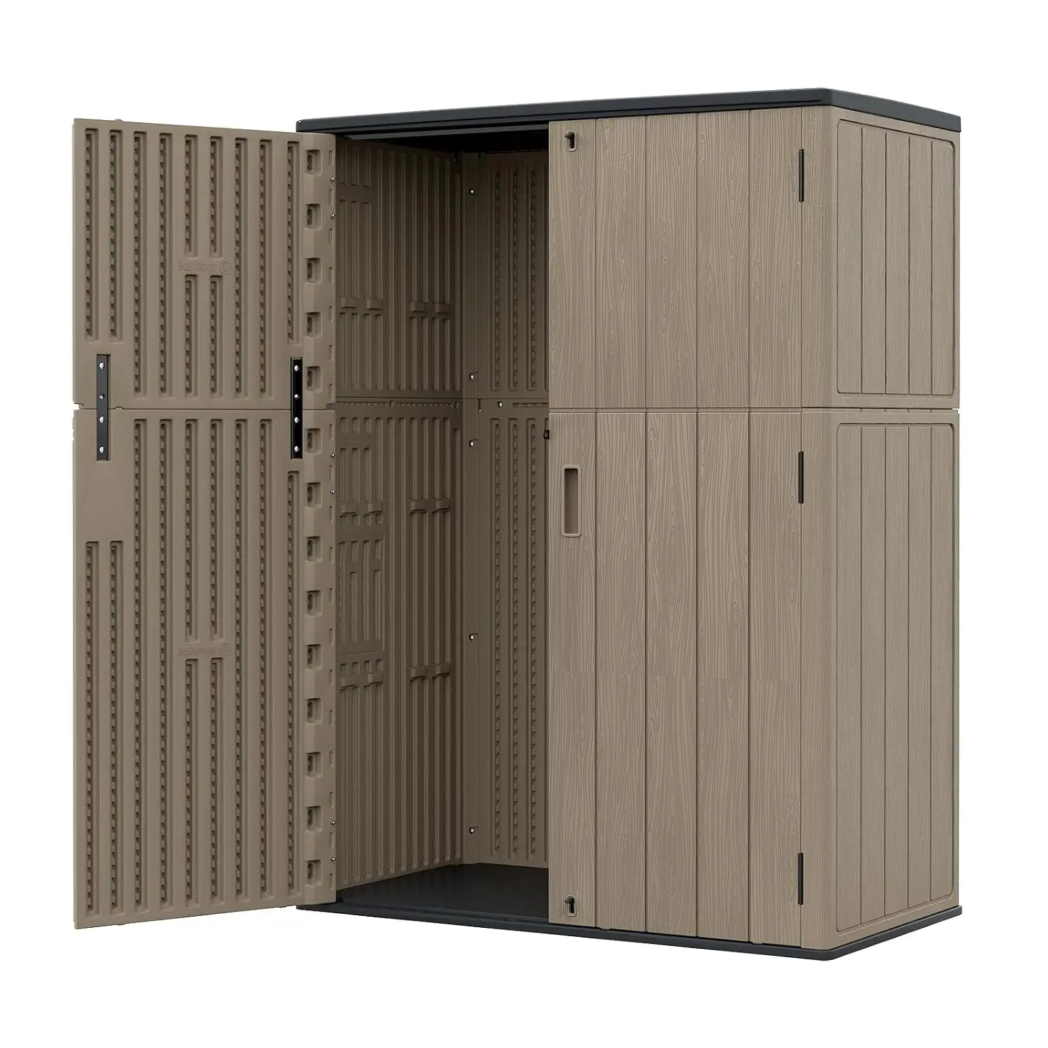 Outdoor Outdoor Storage Shed Weather Resistant Resin 57 Cu.Ft Double-Wall Waterproof Backyard Garden Patio Lawn, Customized - Aliexpress Deal