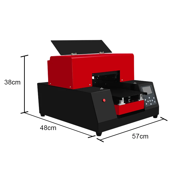 2021 A4 Mini LED Uv Flatbed Printer Direct To Metal Pvc Glass Wood Digital     UV