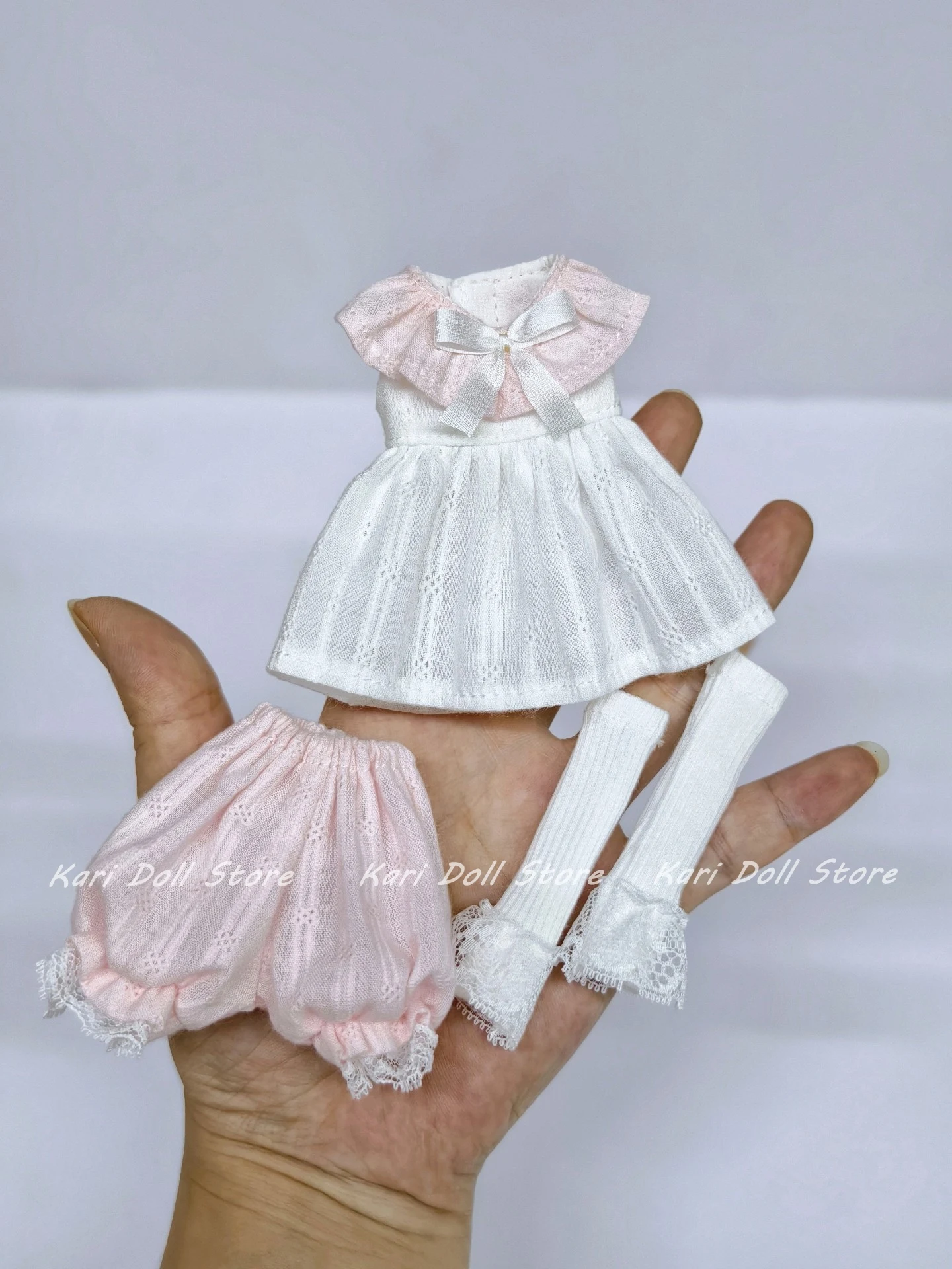 

Комплект одежды и юбок для кукол 2026 Kari: брюки-пузыри Love Candy, трехцветный набор для кукол Landazz, Landoudou, Azone