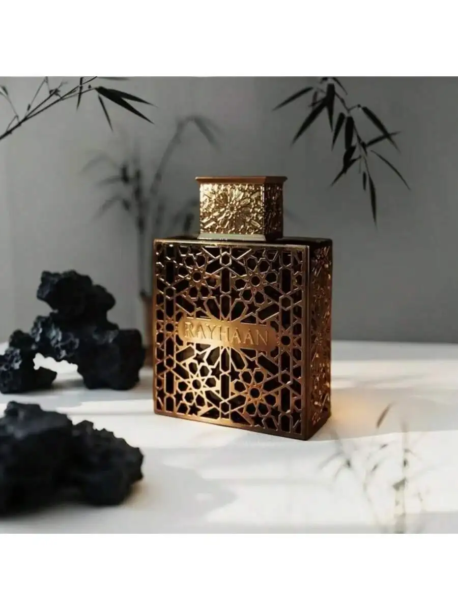 Rayhaan Gold Eau De Parfum Spray Crimson 100Ml/3.4Oz It Is an Ideal Gift Choice (Birthday Presents)