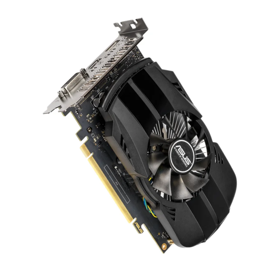 ASUS NVIDIA GTX 1650 GPU PH GTX 1650 4G 4GB GDDR5 128bit gaming graphics card PCI-E 3.0 HDMI DVI DP for Desktop PC Computer view 5