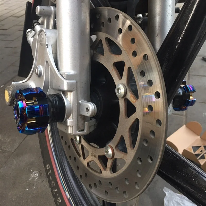 Motorcycle Axle Cover Front Fork Slider Resistance Cup Universal For Axle Diameter Less Than 15mm
