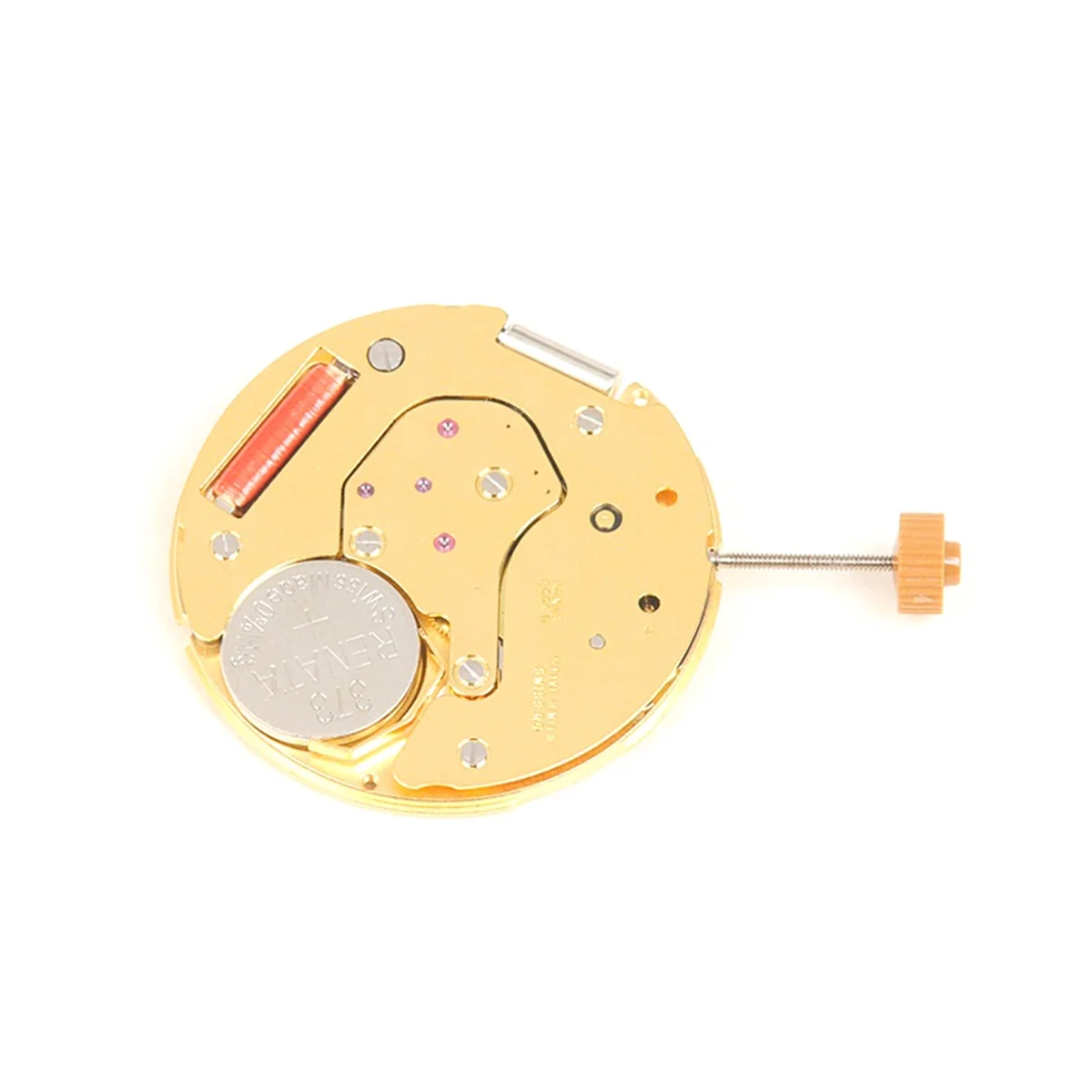 

6004D Watch Movement 6004Two and A Half Needle Movement 3 O'Clock Calendar Quartz Watch Movement Replacement for RONDA