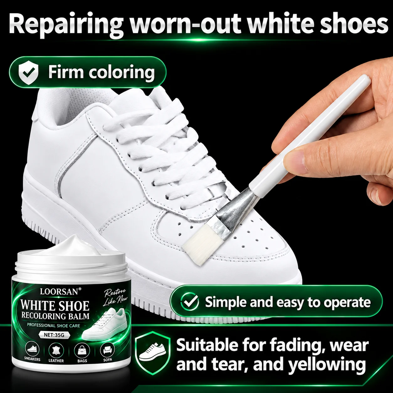 كريم العناية بالأحذية الرياضية - مراجعة Sneaker Care Whitener وسعره