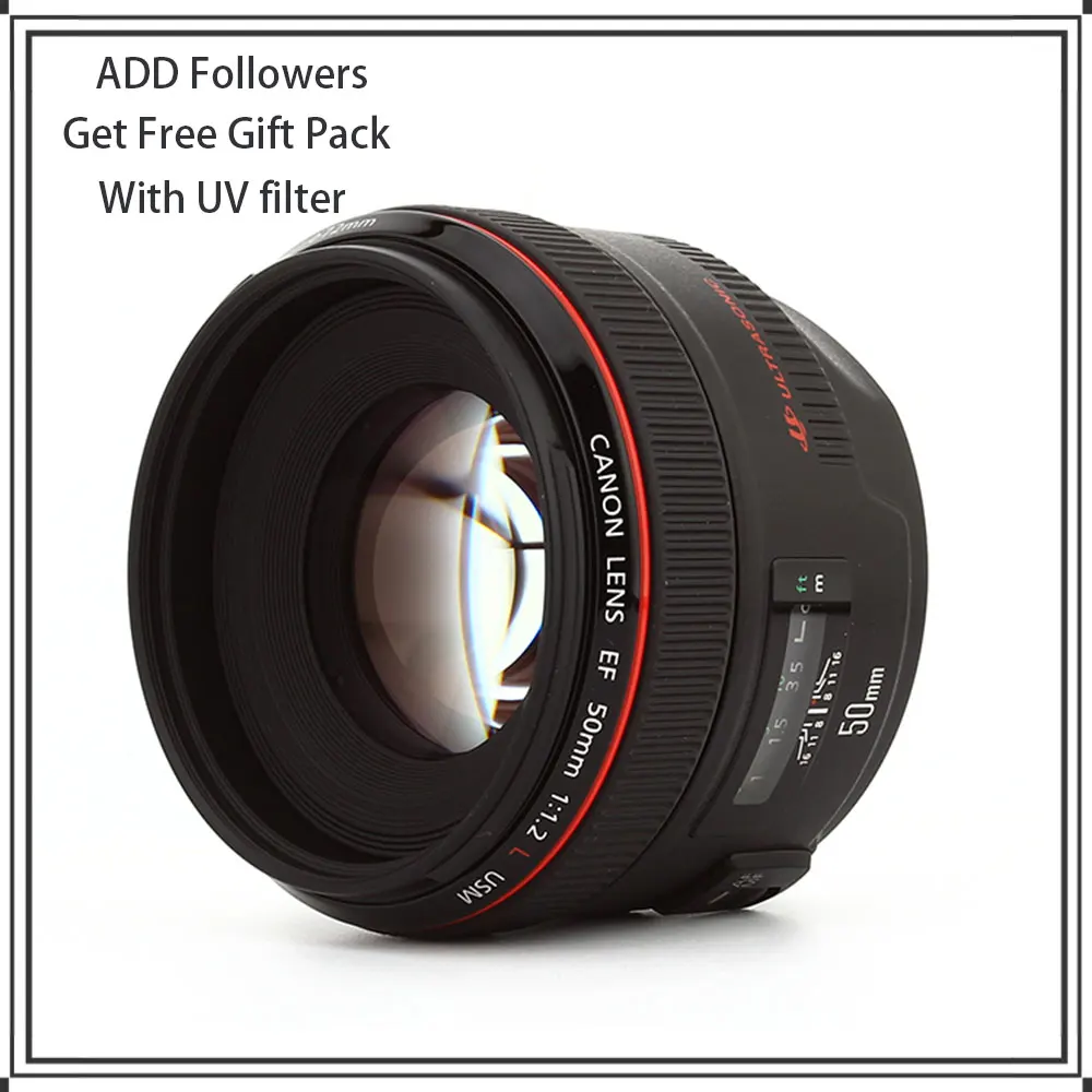 Canon EF 50mm f/1.2L USM Lens for Canon EOS SLR Cameras