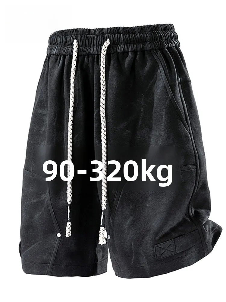 

MoChao American Retro Tie Dye Large Size Shorts Men's Summer New Style Handsome Loose Casual Five-Quarter Pants