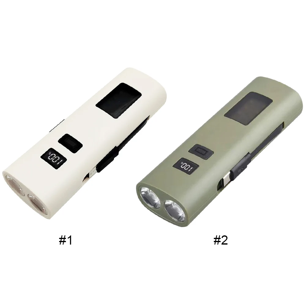 Super Bright Flashlight USB Charging Small Working Lights Waterproof LED Emergency Light for Outdoor Camping Use