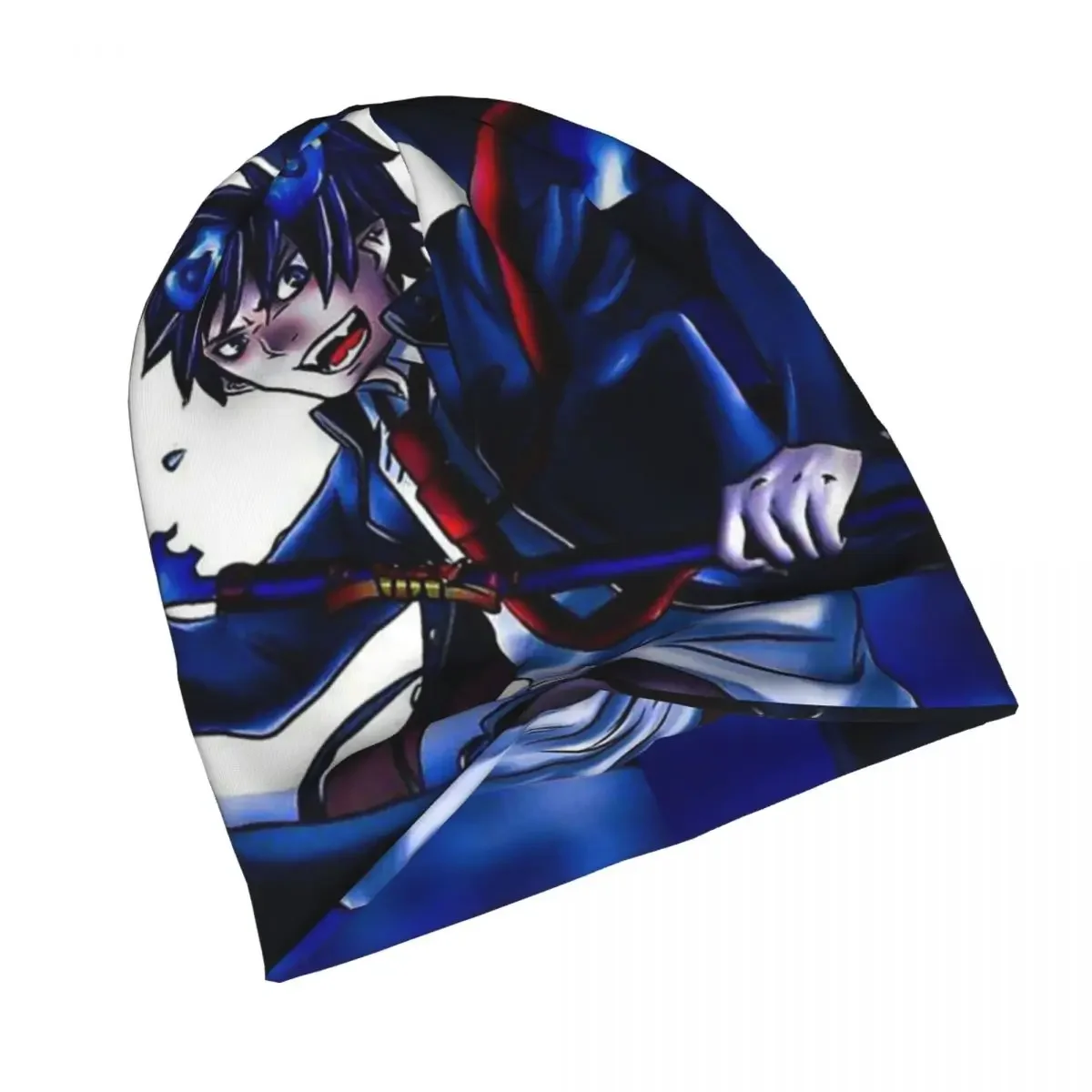 Шапка Moon, Мужская модная тонкая шапка, шапочки с изготавливающим синим демоном, шапки-бини с аниме, шапки для мужчин и женщин, креативные хлопковые шапки
