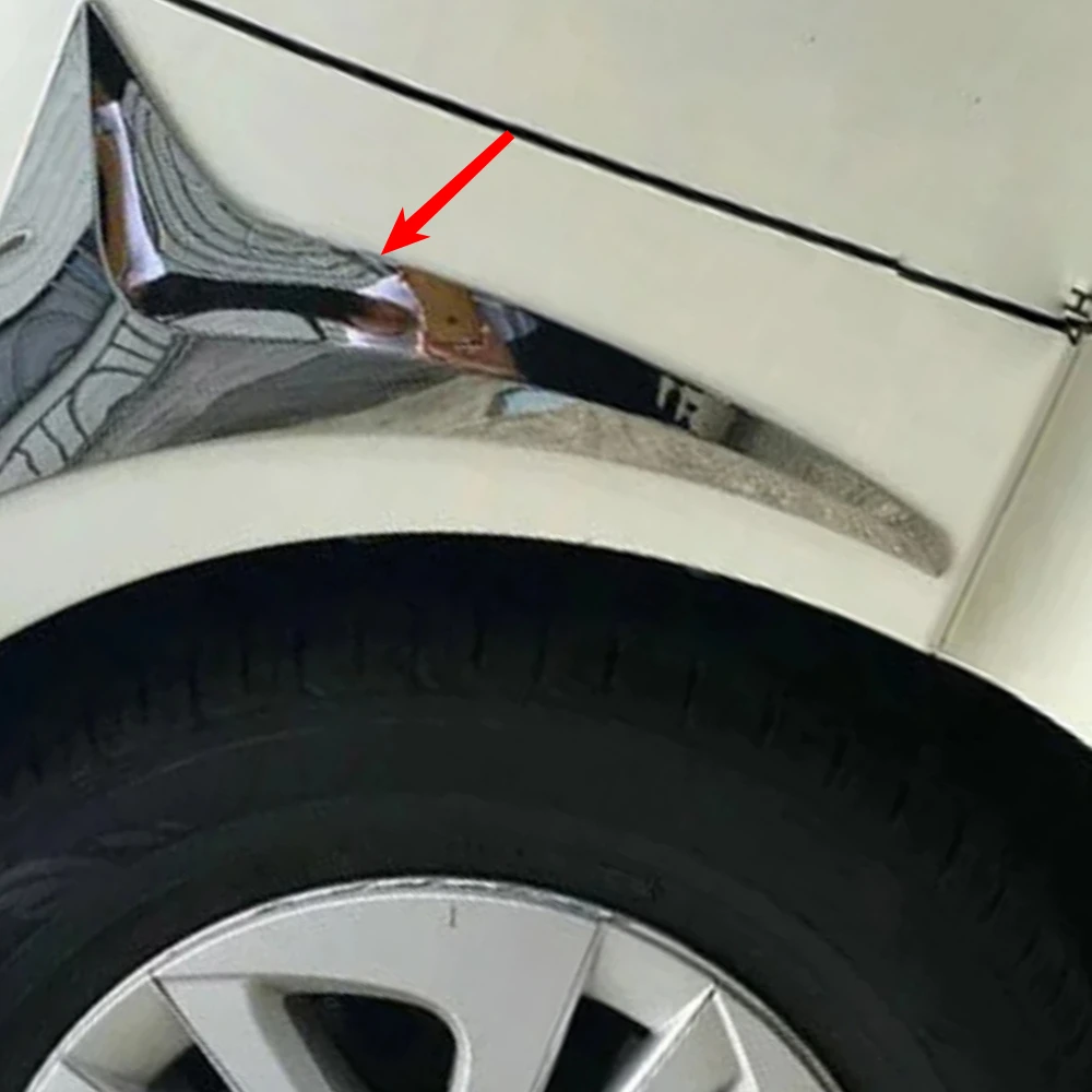 

Для Toyota Prius 2016-2018: Хромированные накладки на передние боковые воздухозаборники (вентиляционные решетки) на крылья, аксессуары