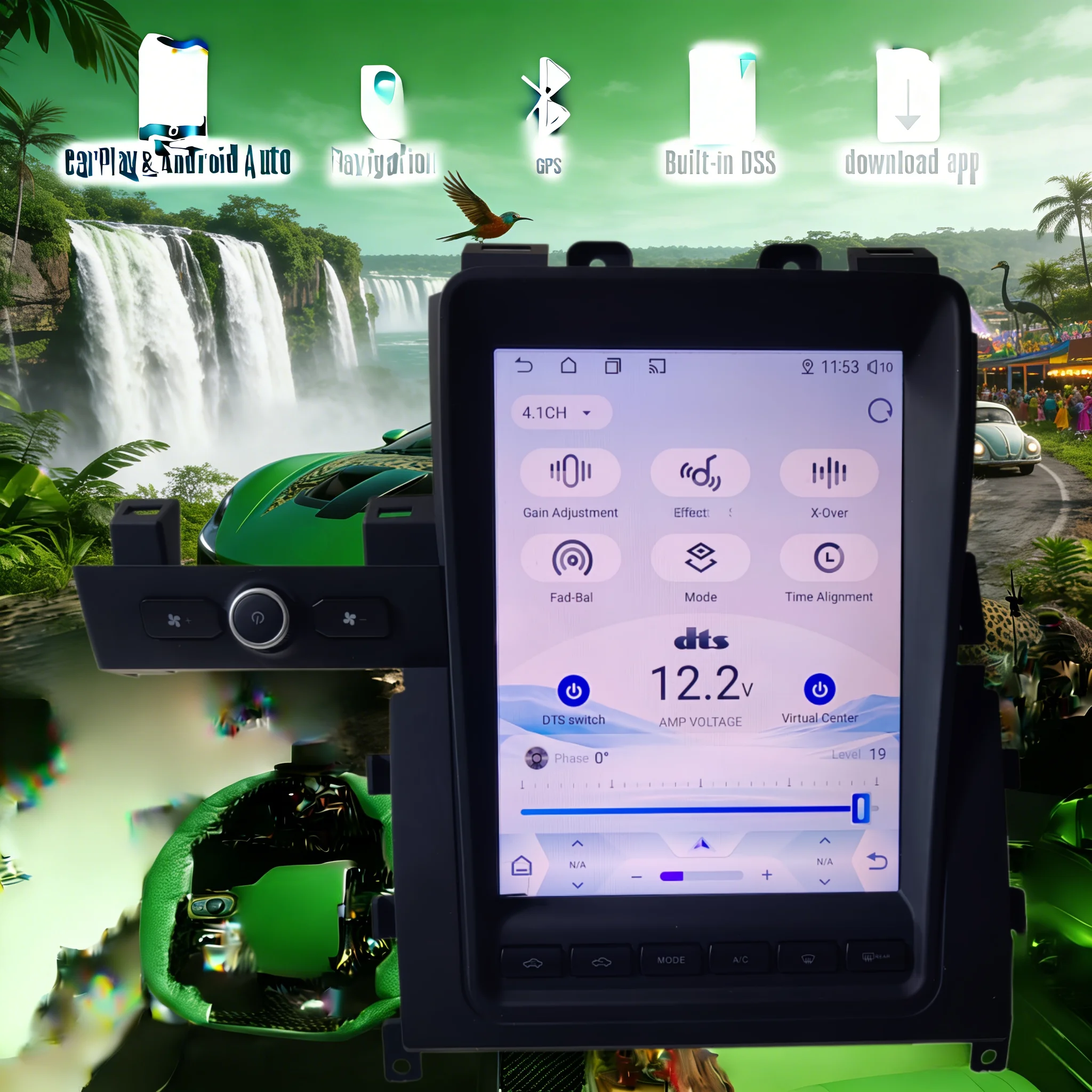 

9,7-дюймовый автомобильный радиоприемник Android 14 с CarPlay для Nissan GTR GT-R R35 2008-2017 годов выпуска, мультимедийный стереоплеер с GPS-навигацией