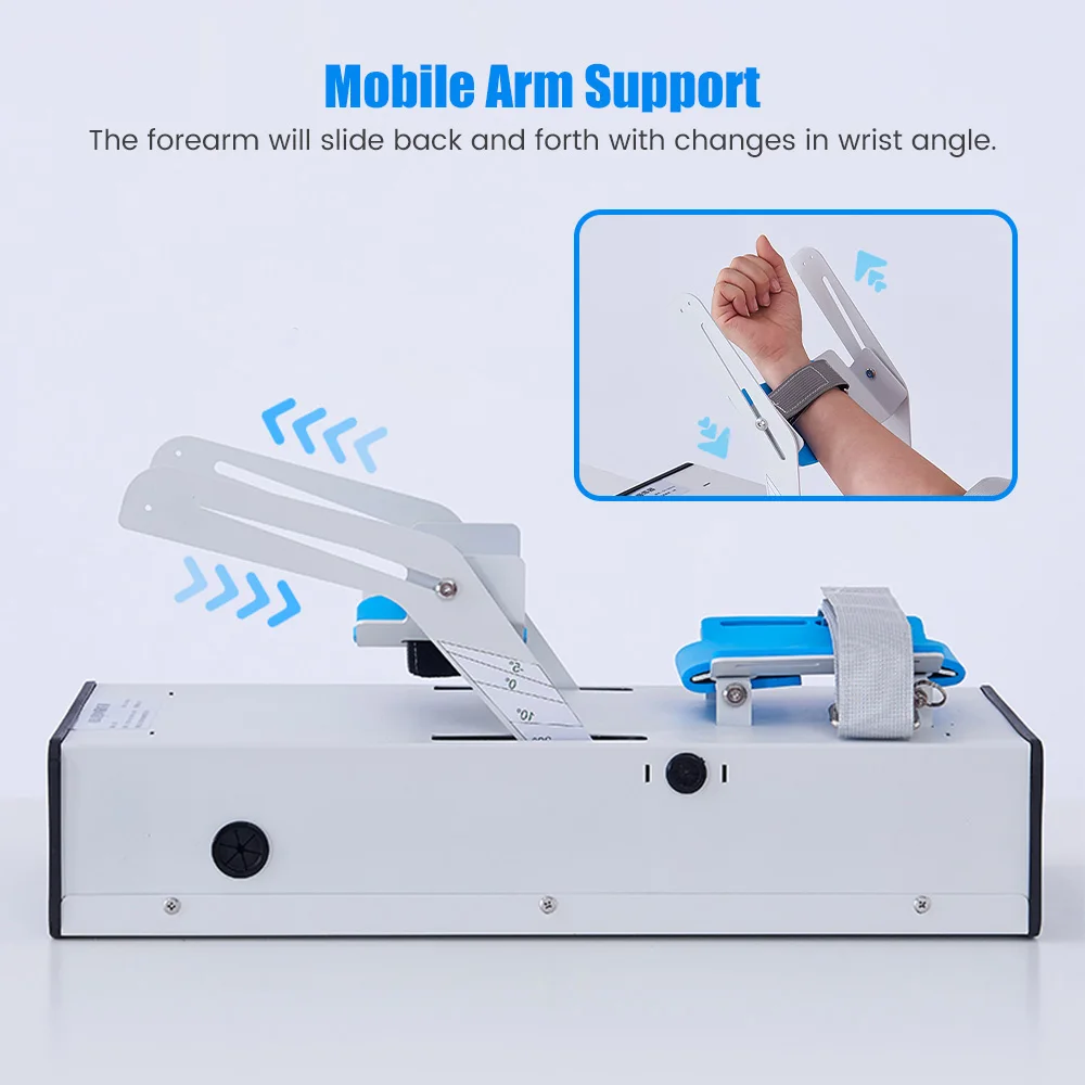 Dispositivo de entrenamiento de rehabilitación de articulación de codo y brazo, herramienta automática de ejercicio postoperatorio para fracturas en el hogar, flexión y extensión de brazos