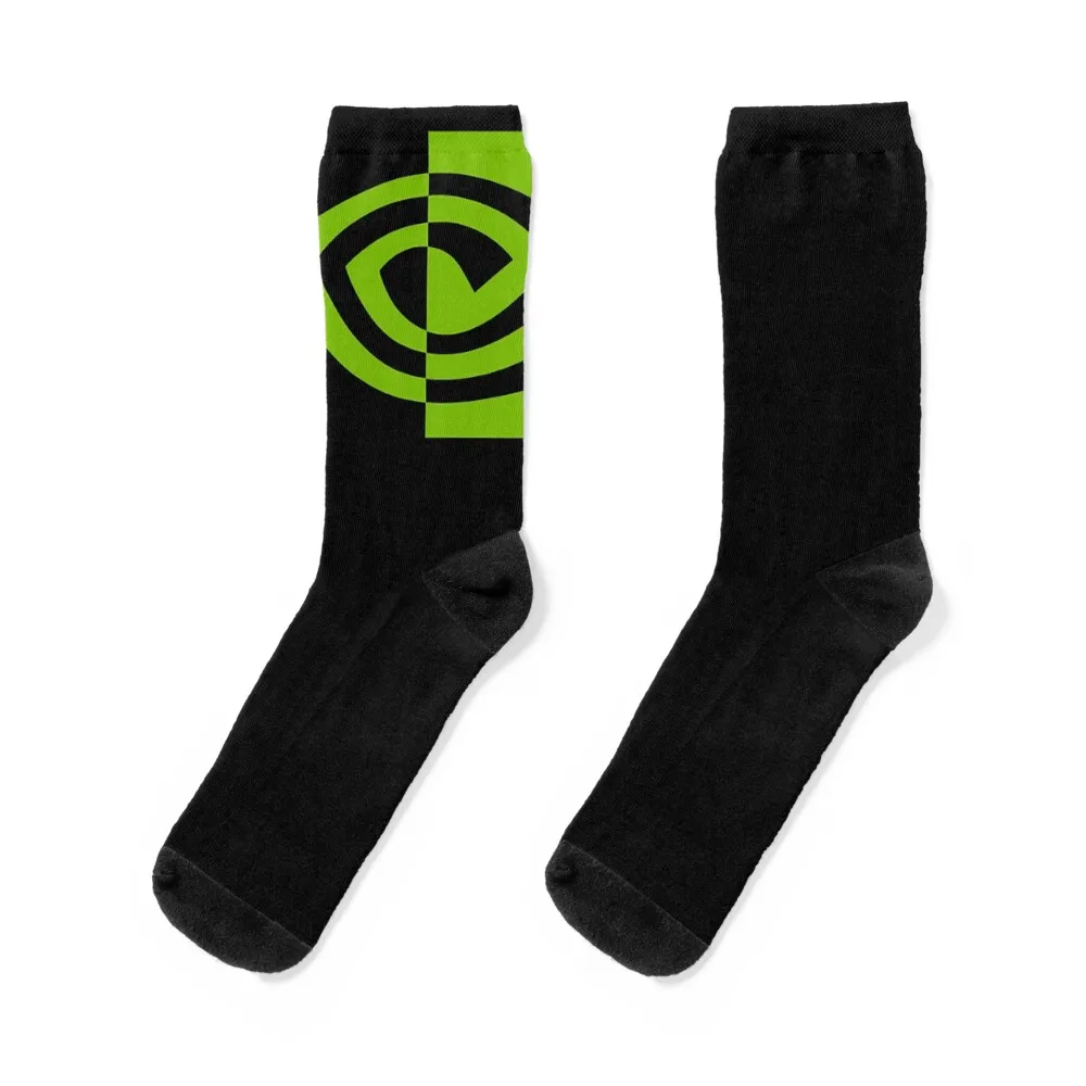 Nvidia Logo Essential Socks New year's short Stockings man custom sports Men's Socks Women's