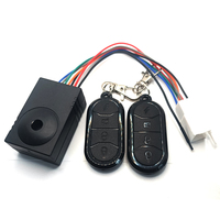 36V-72V Anti-theft Alarm System Remote Control Electric Bike Vibration Sensor Alarm for Motorcycle Electric Scooter Controller