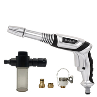 Car Water Washer High Pressure Hose Foam Sprayer Foam Nozzle Soap Dispenser Garden Watering Tool with 8 Watering Modes for Car