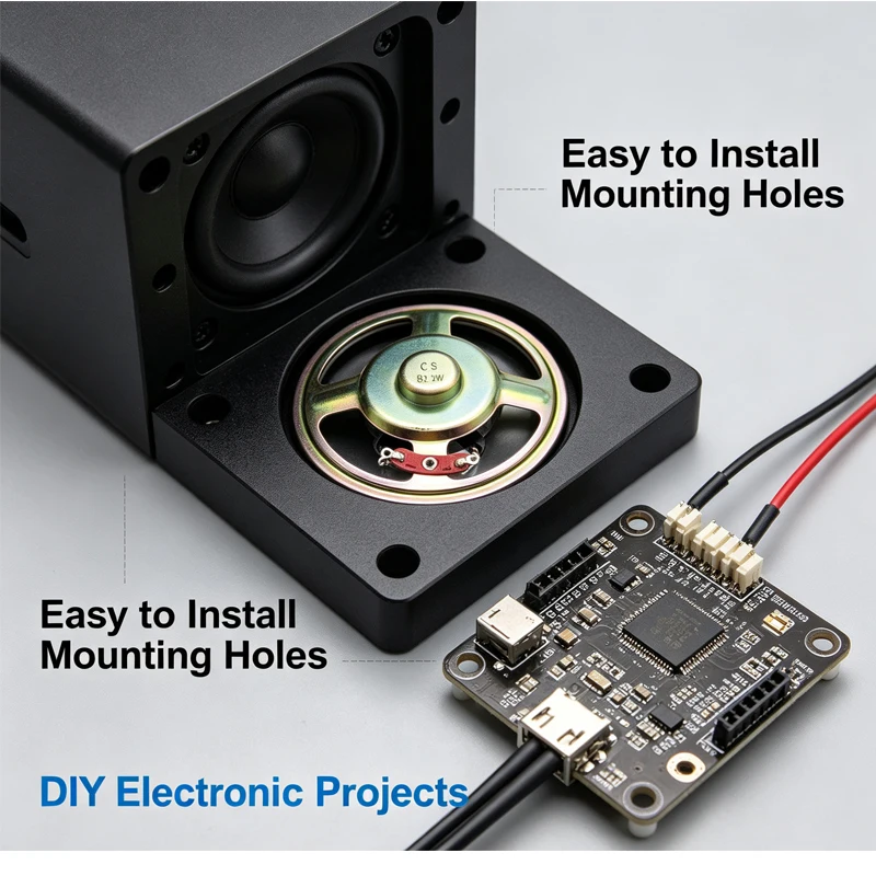 2pcs/lot New Ultra-thin Speaker Waterproof 8 Ohms 2 Watt 2W 8R Speaker Diameter 77MM 7.7CM Thickness 20MM