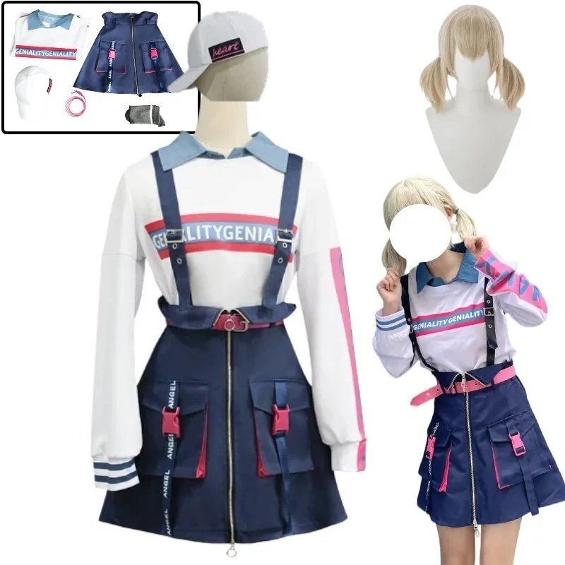

Game Azusawa Kohane Cosplay Costume Anime Vivid BAD SQUAD New Dress Uniform Hat Wig Suit Women Halloween Party Role Play Clothes