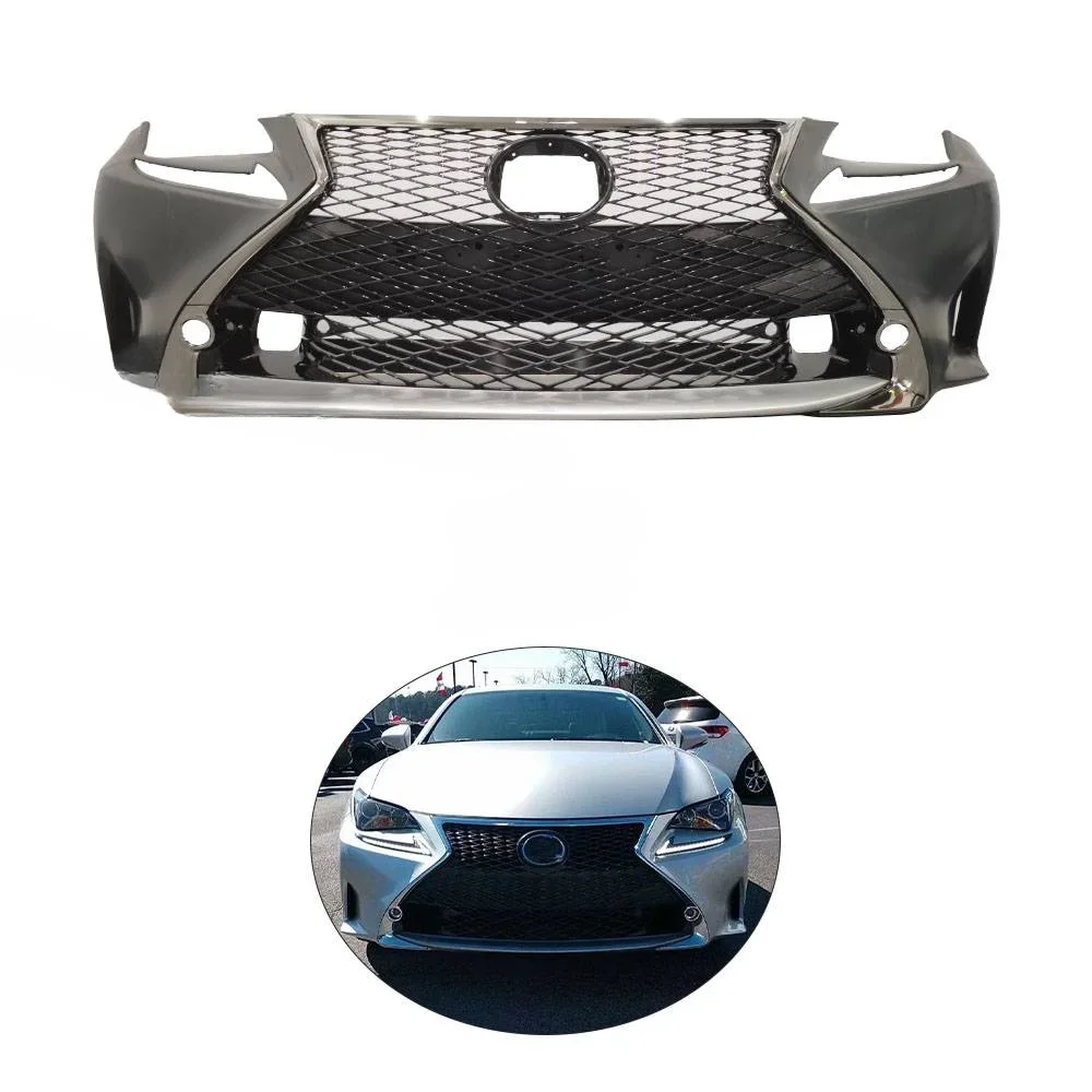 High Quality For Lexus RC 2014+ Front Bumper Kit Upgrade To F-Sport Style with Body Kit and F Sport Grill