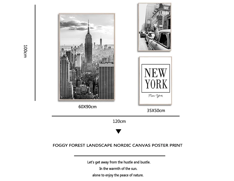 Llama in a taxi on Times Square Canvas Print and  Vintage llama Print New York City Photo Picture Wall Art Home Decor