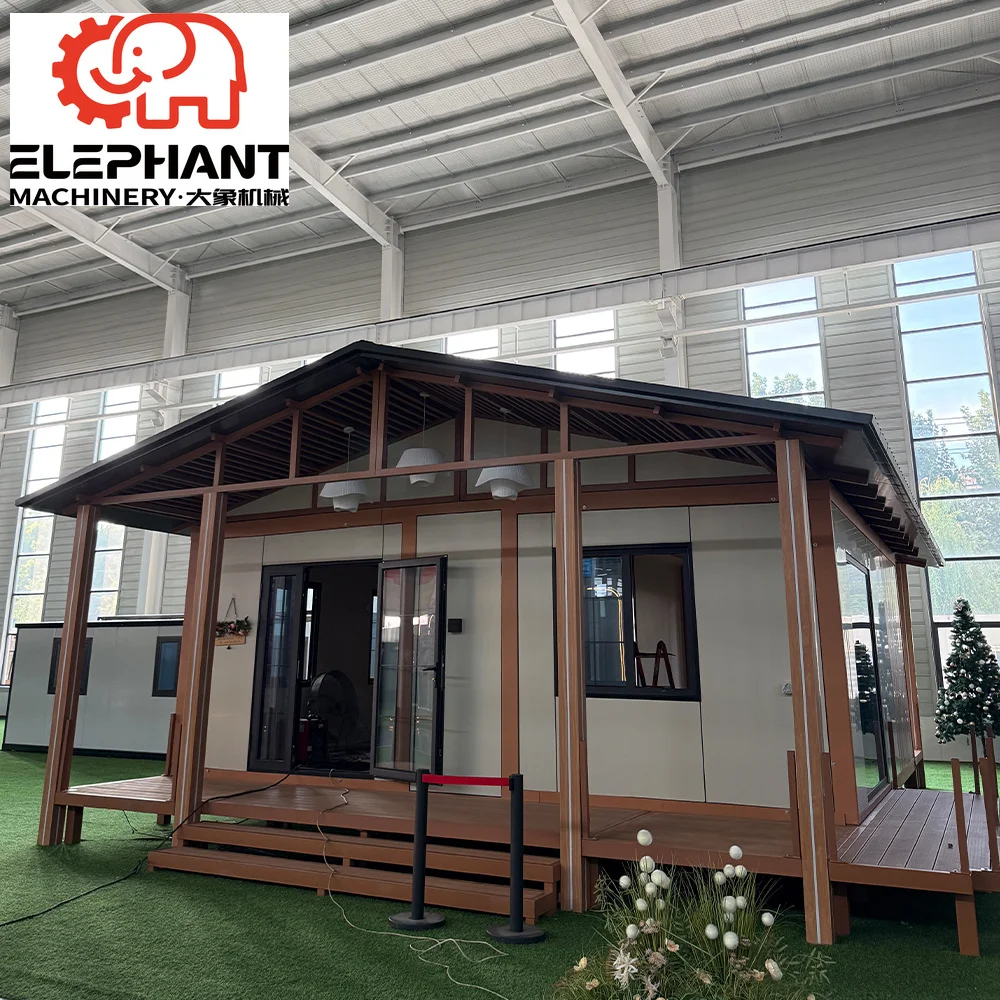 20ft 40ft Foldable Expandable Luxury Prefab Container House Modern Design Steel Sandwich Panel Portable Workshop Hotel Park