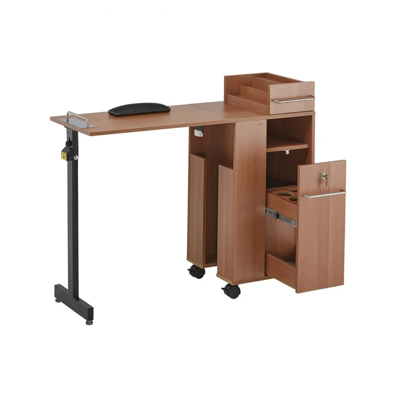 

custom.High Quality Folding Table Manicure Trolley Nail Tech Table Salon Furniture
