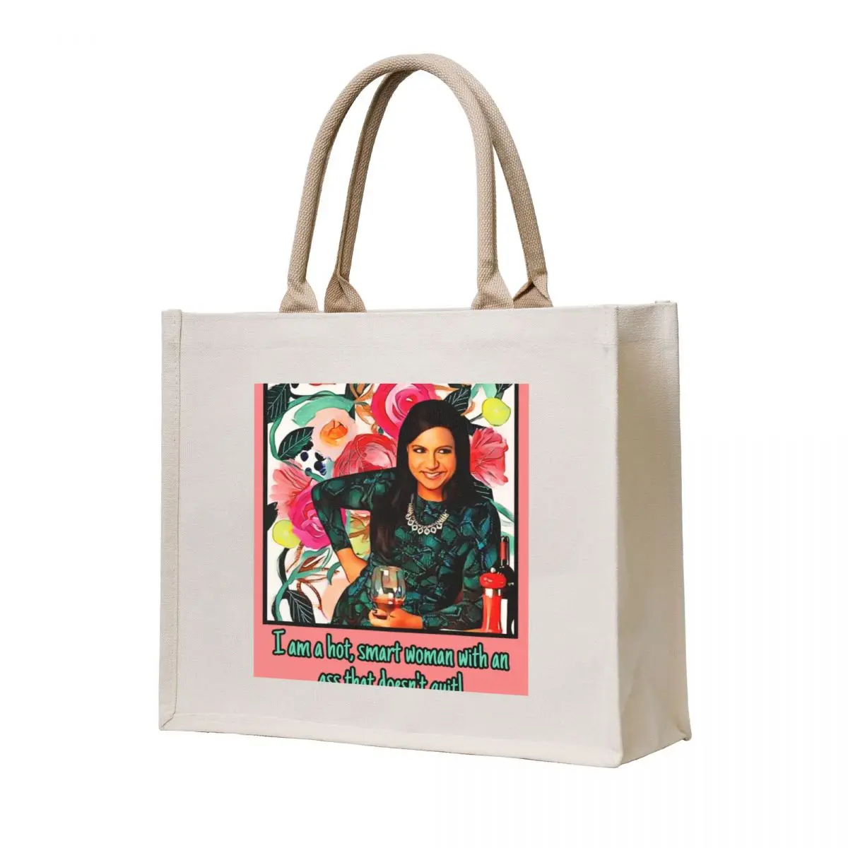 

Mindy Project--Hot, Smart Woman Tote Bag Customizable tote bag great bag cute pouch
