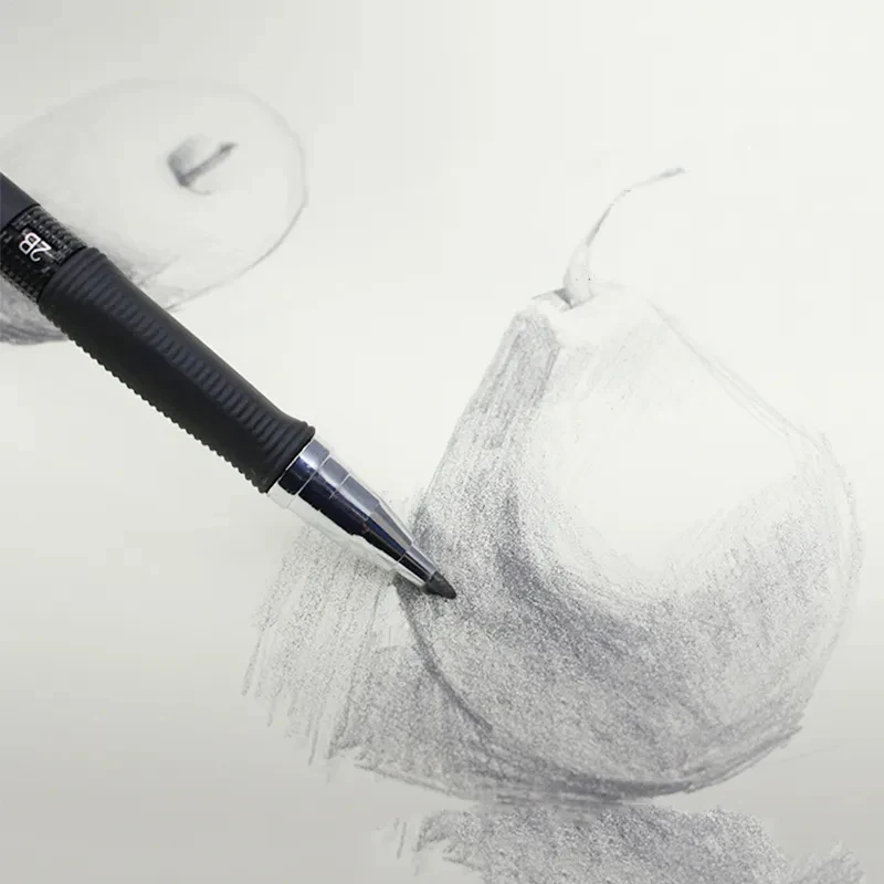 Druckbleistift-Set 2,0 mm mit 2B-Schwarz/Farben-Minenminen zum Schreiben, Skizzieren, Kunst, Zeichnen, Malen, Schule, automatische Bleistifte – Detail 8
