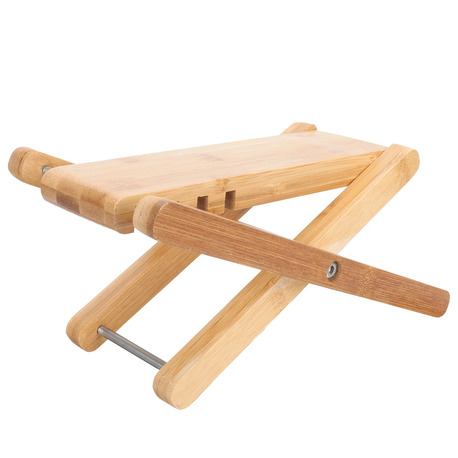 Pedicure Stool Fashion Foot Guitar Playing Pedal Tripod Primary Color Salon Supply Bamboo Support Footstool Shower