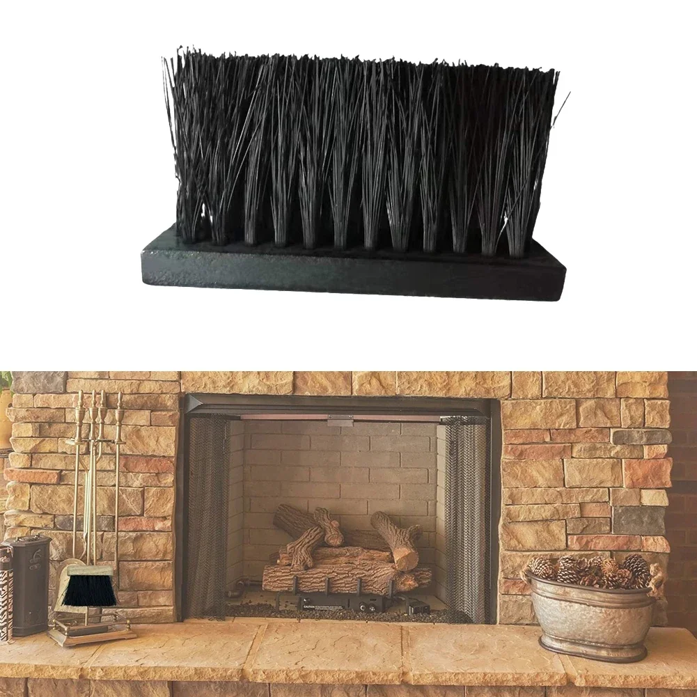 

Fireplace Brush Square Brush Head Fireplace Fire Hearth Fireside Refill Cleaning Fireplace Broom Wall Home Cleaning Brush