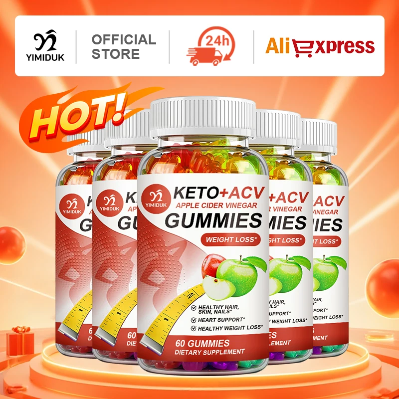 Slimming Keto ACV Gummies, Support Healthy Weight Loss Goal, Help Boost Metabolism, Aid In Reducing Feelings Of Anxiety & Stress