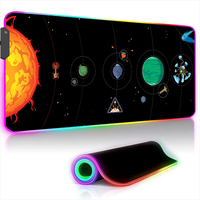 Planetary Chart Gaming Pc Setup Accessories Mousepad Rgb Mouse Pad 900x400 Desk Mat Mausepad Deskmat Computer Table Gamer Large