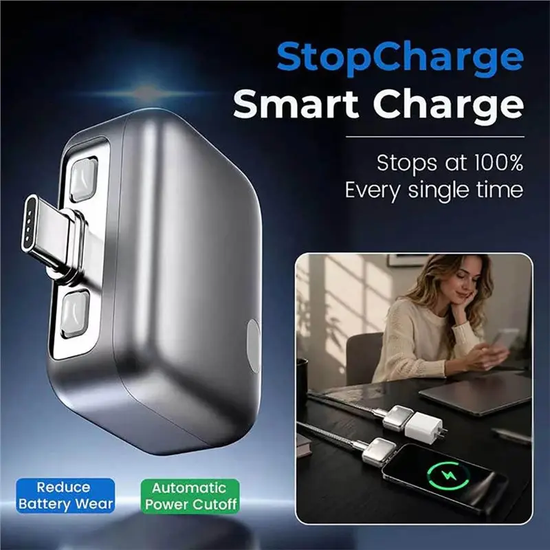 ABGI AI Auto Charging Splitter, Type-C 140W Physical-Disconnect Battery Guard, Anti-Overcharge Protection Safe Charging Cable