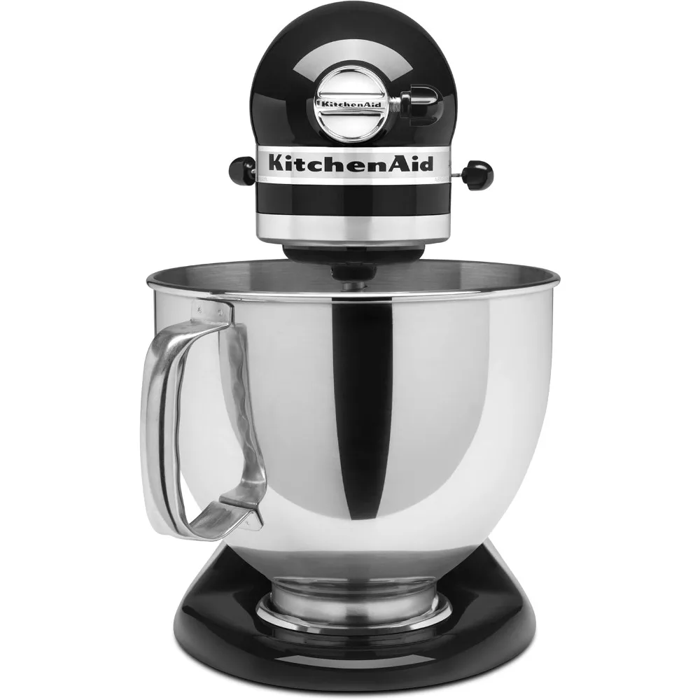 Value Bundle Artisan 5 Quart Stand Mixer,Tilt head,Stainless Steel,Adjustable Speed Control,Onyx Black