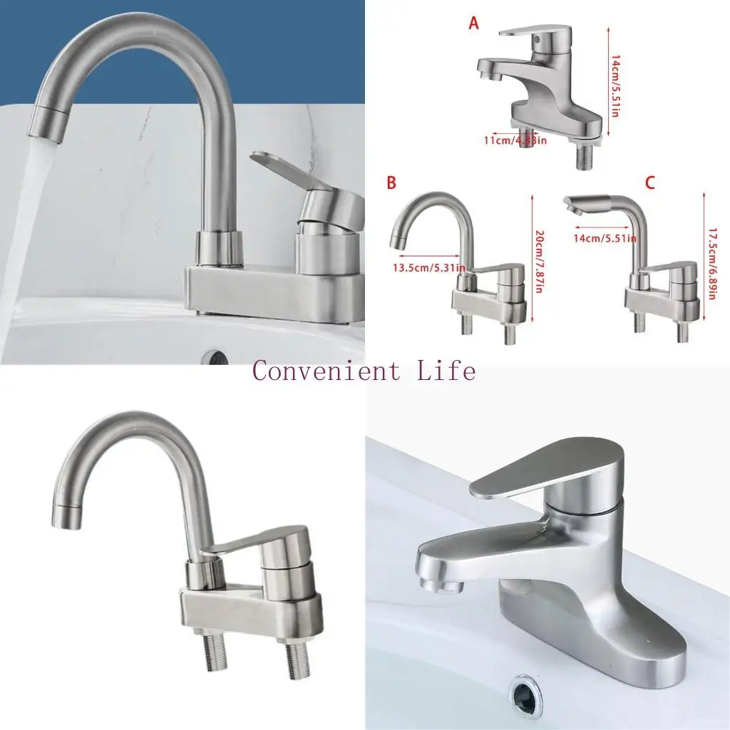

L1EE Antique Style Bathroom Basins Faucet Steel Construction Temperature Adjustment Tap Rustproof Designs Water Tap for Home