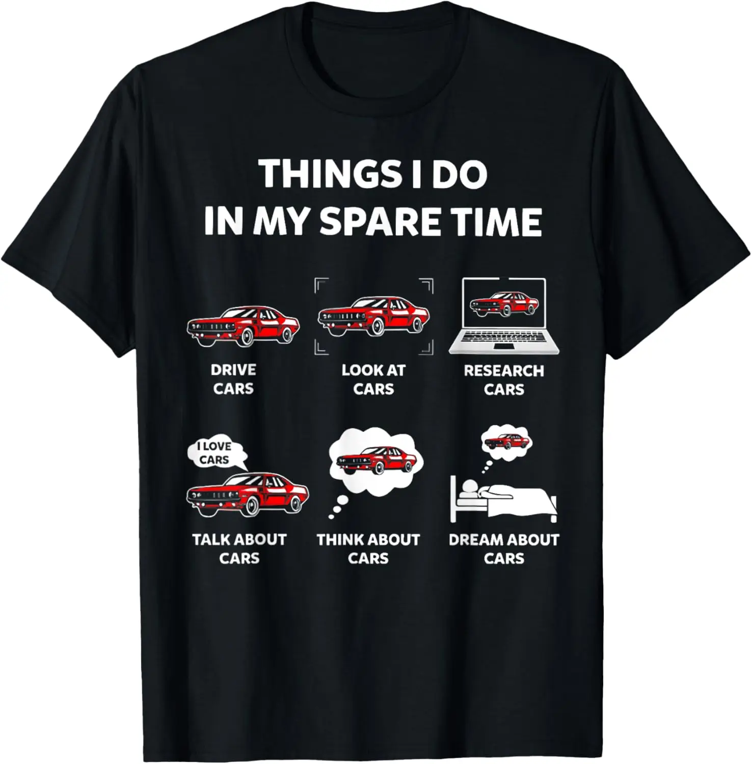 Men's 'Leisure Time' Graphic T-Shirt