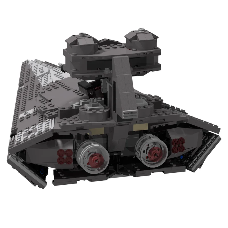 867pcs MOC Star Battle Kylo Ren's Star Destroyer Model Building Blocks Architecture Toy Christmas Gift 3D Creative Education