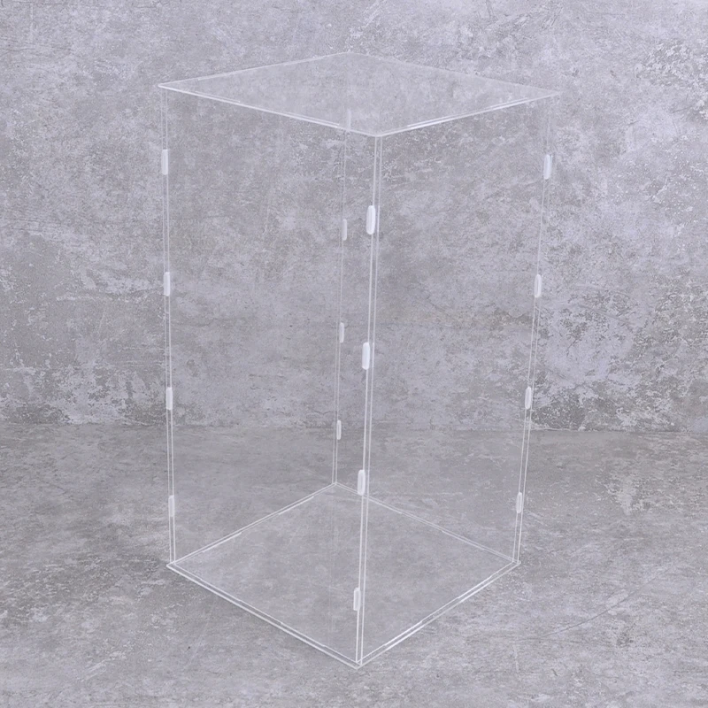 Self-assembly Full Clear Acryl - Figure Display Box ulasan dan harga