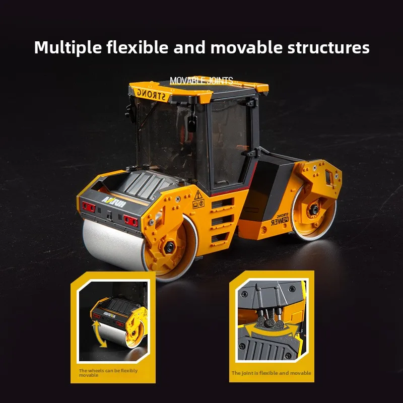 Huina Alloy Truck Modell Roller 1/50 Doppelradmodell Technik Autos Doecast Trucks Kindersammlung Spielzeug für Jungen Geschenk