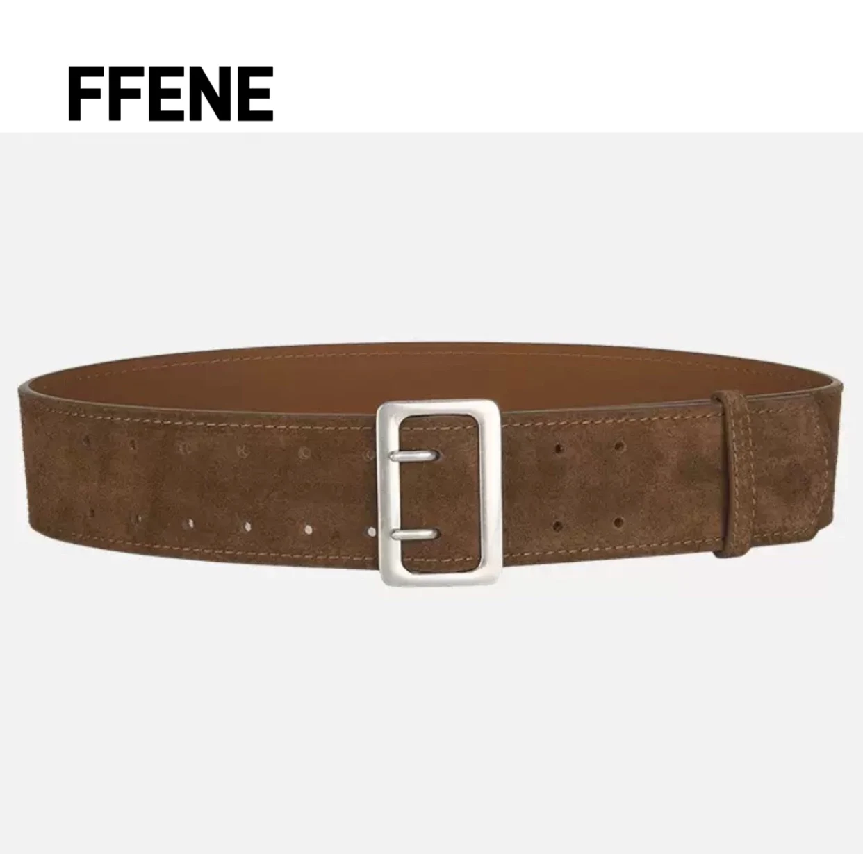 

Retro matte, luxurious wide sash for women, genuine leather, elegant, fashionable, high-end feel, pairs well with dresses belt