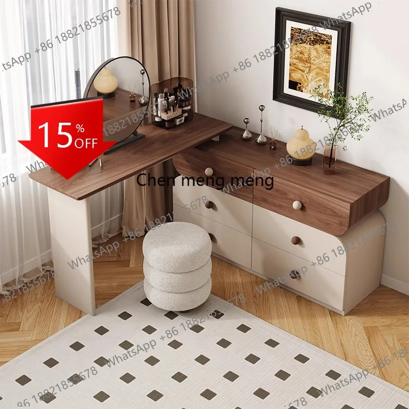 

M78 Modern Telescopic Makeup Vanities New Chinese-style Eco-friendly Solid Wood Vanities Household Bedroom Furniture Penteadeira