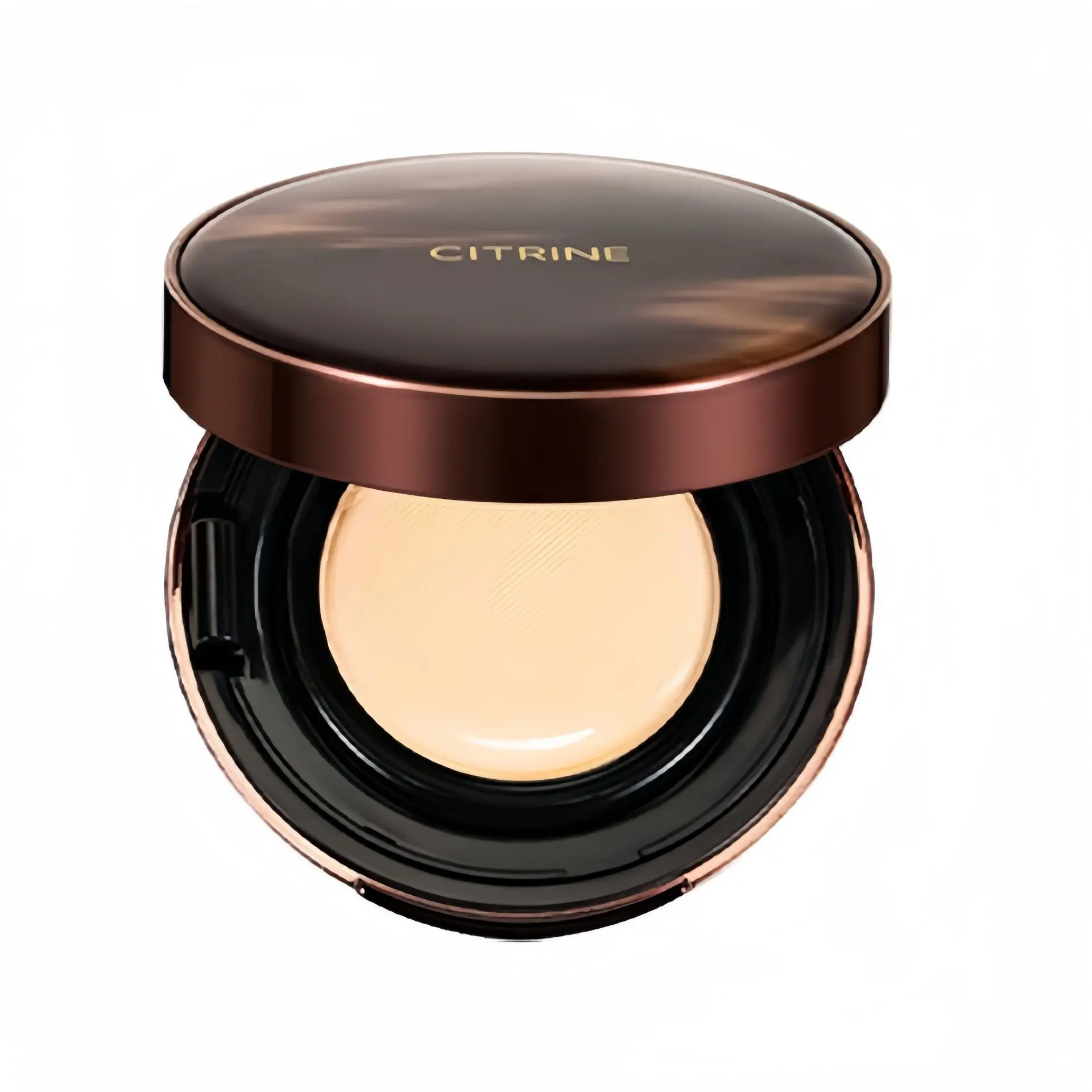 Citrino air cushion corrector duradero, maquillaje no fácil de quitar, base ligera, hidratante, cuidado de la piel, base de maquillaje