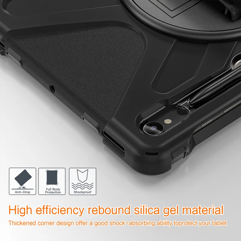Funda Silicona Samsung Galaxy Tab S10 Ultra / S10 Plus con Soporte Antichoque - imagen 5