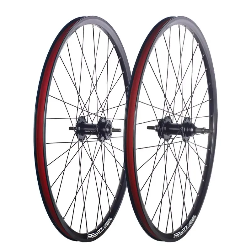 AliExpress Mountain Road Bike 24 26 27.5Inch 700C Wheelset Disc Brake Axial Double Layer Aluminum Alloy 26er 2Bearing MTB Bicycle Wheel