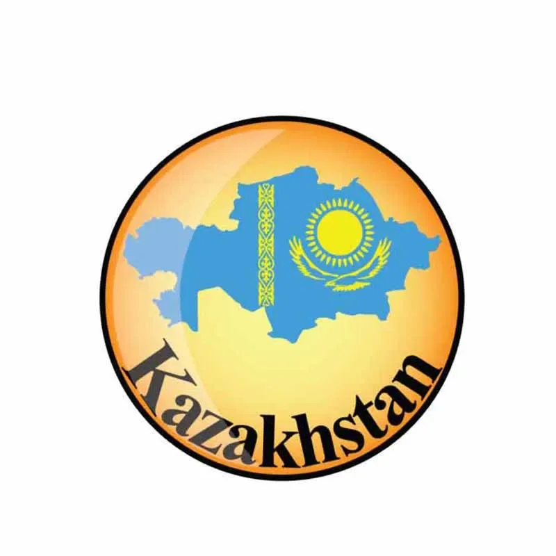 

Funny Kazakhstan Map Flag Car Sticker Body Decal Accessories