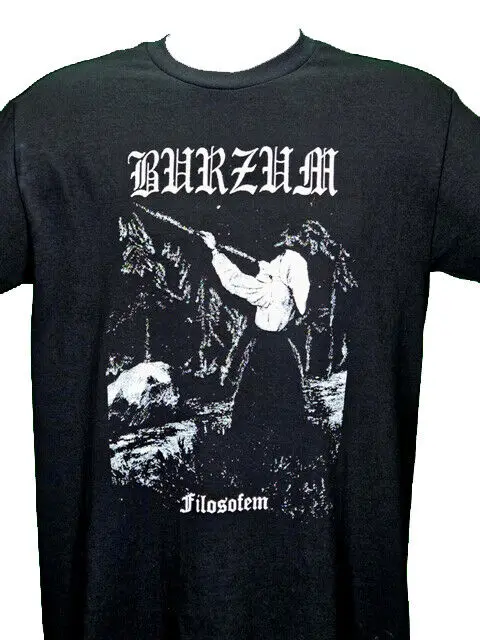 BLACK / AMBIENT MERCH - BURZZUM - NEW Band Merch Black T-shirt