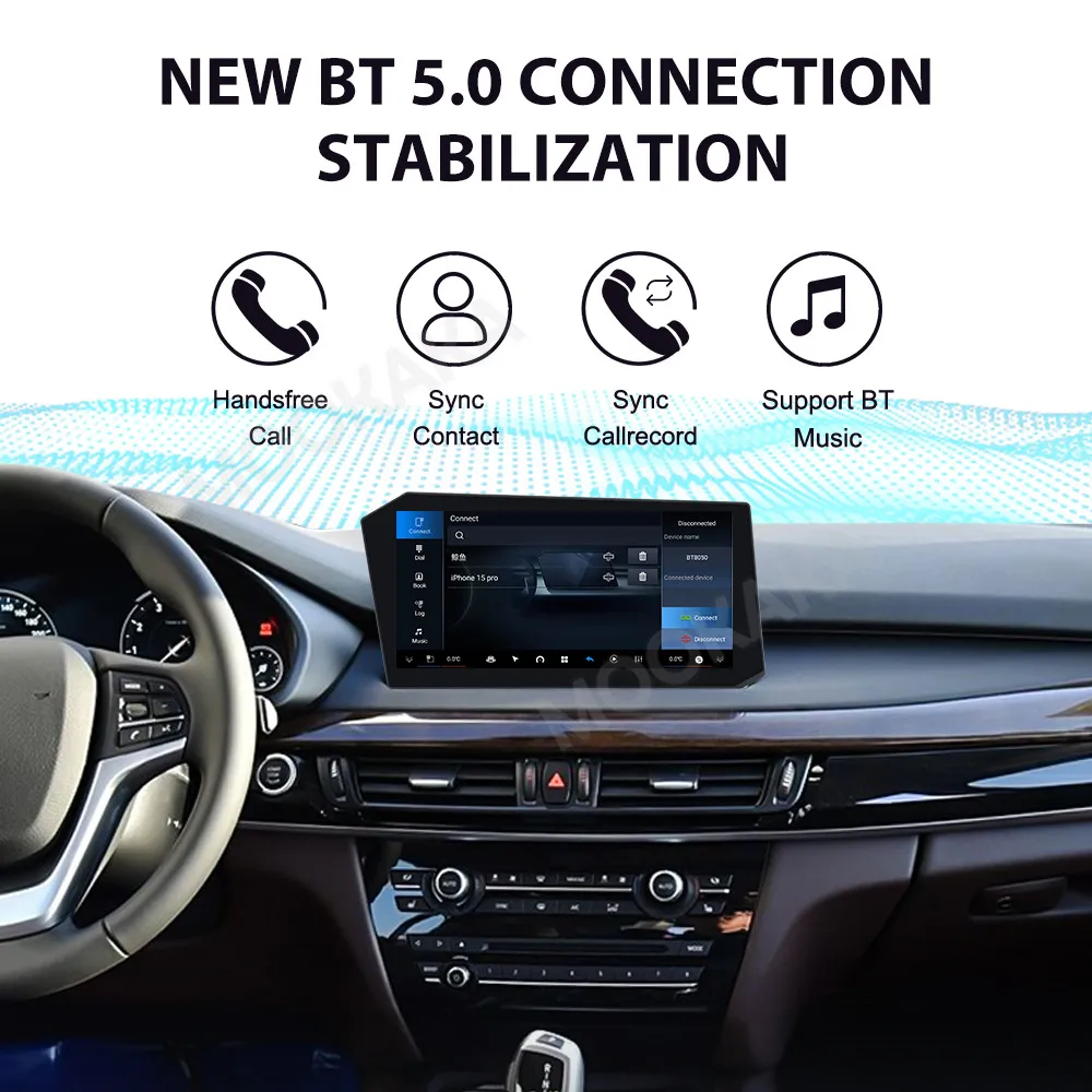 

For BMW X5 X6 2017-2019 Android Car Radio Multimedia Video Player Wireless Carplay Autoradio Stereo GPS Navigation Head Unit