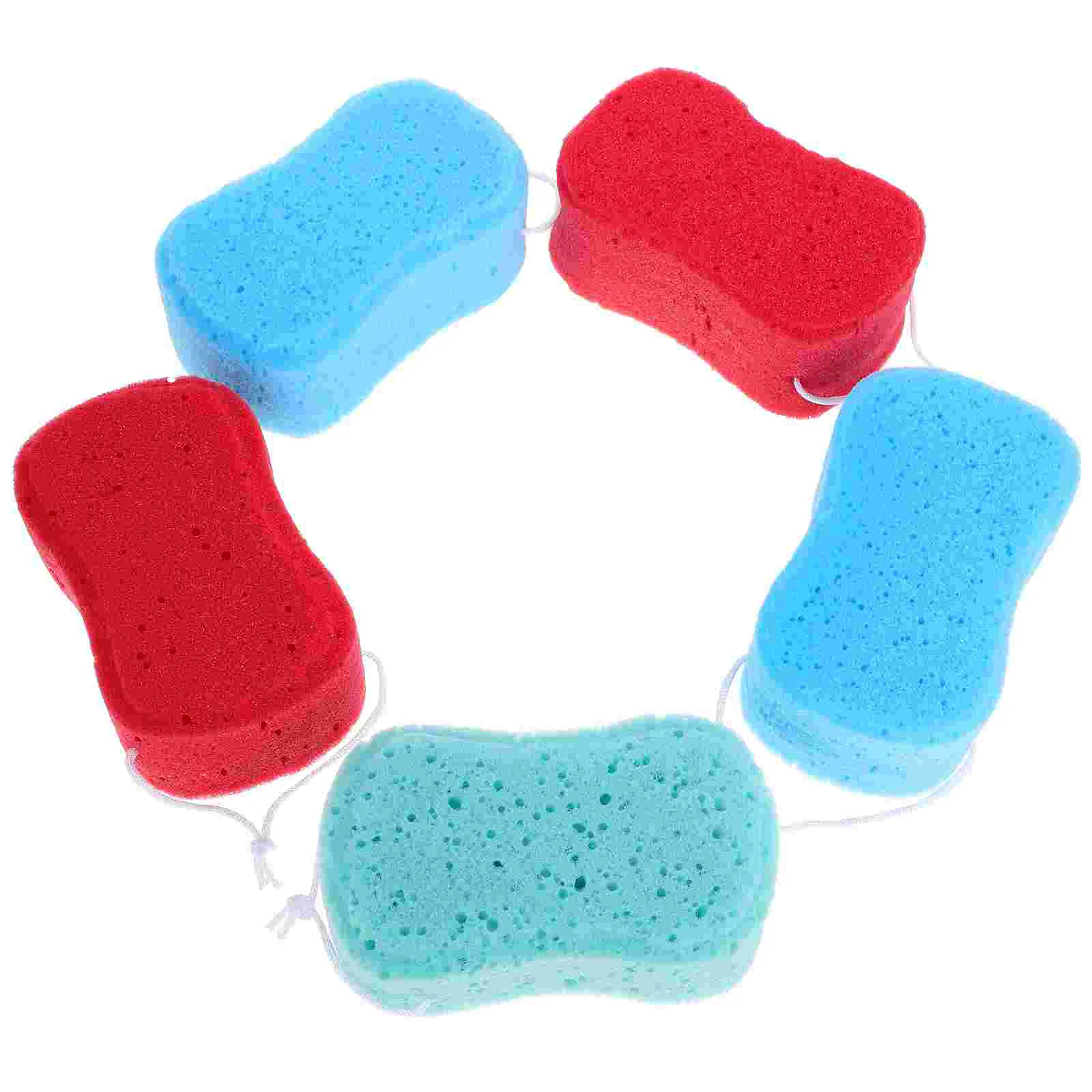 5 Pcs Deep Cleaning Bath Sponge Scrubber Baby Algae Eponge Douche Practical Shower