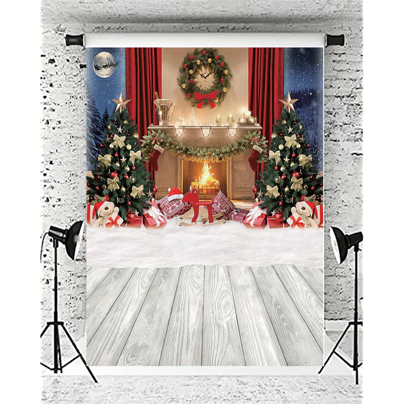 

ZHISUXI Christmas Day Decoration Photography Backdrops Candy Store Happy New Year Creath Studio Background Props JD-32